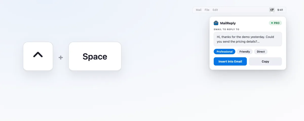 How to reply to emails with AI on Mac